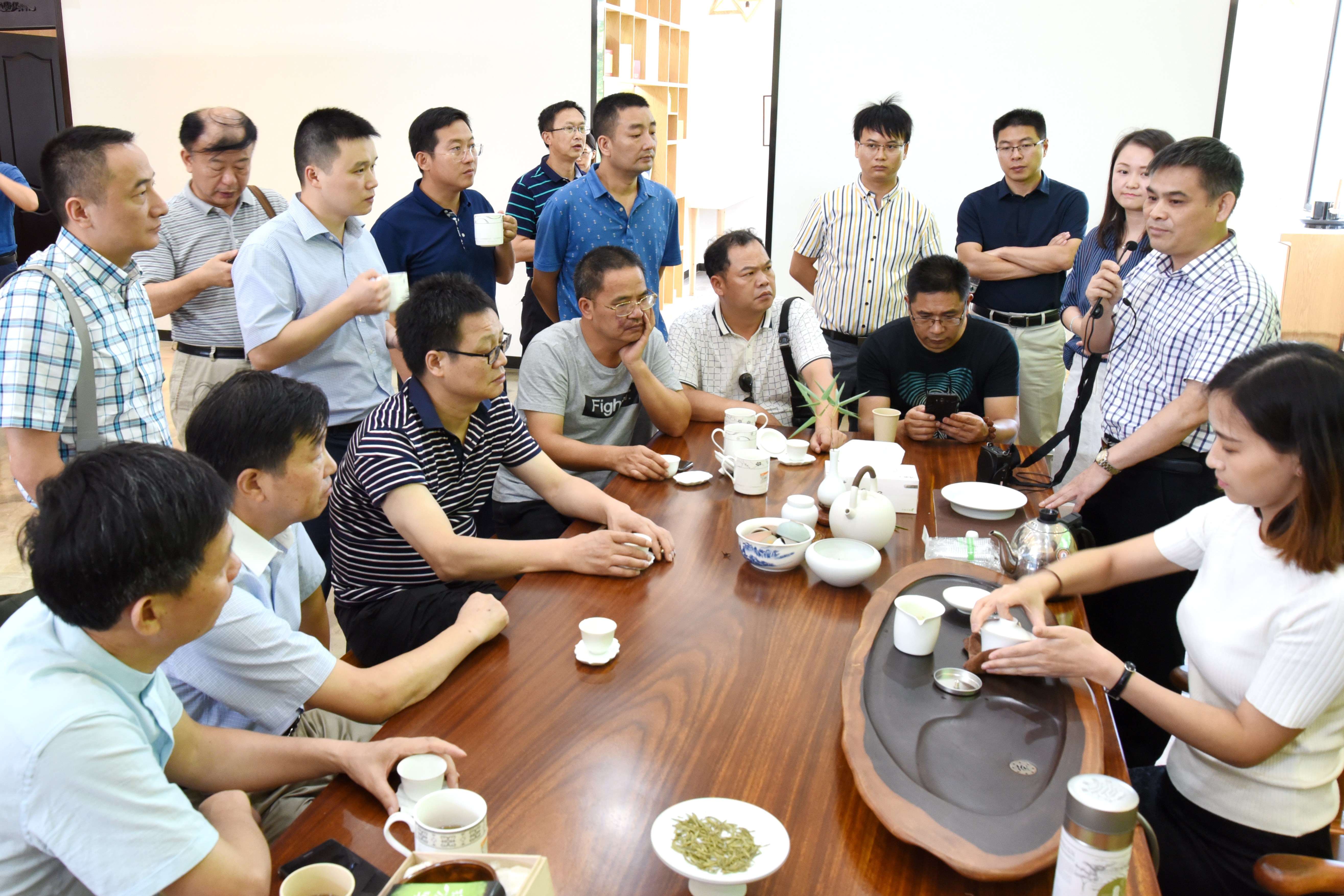 湖南省供销社一行考察米兰·网站在线官网-米兰(中国)特种茶中心