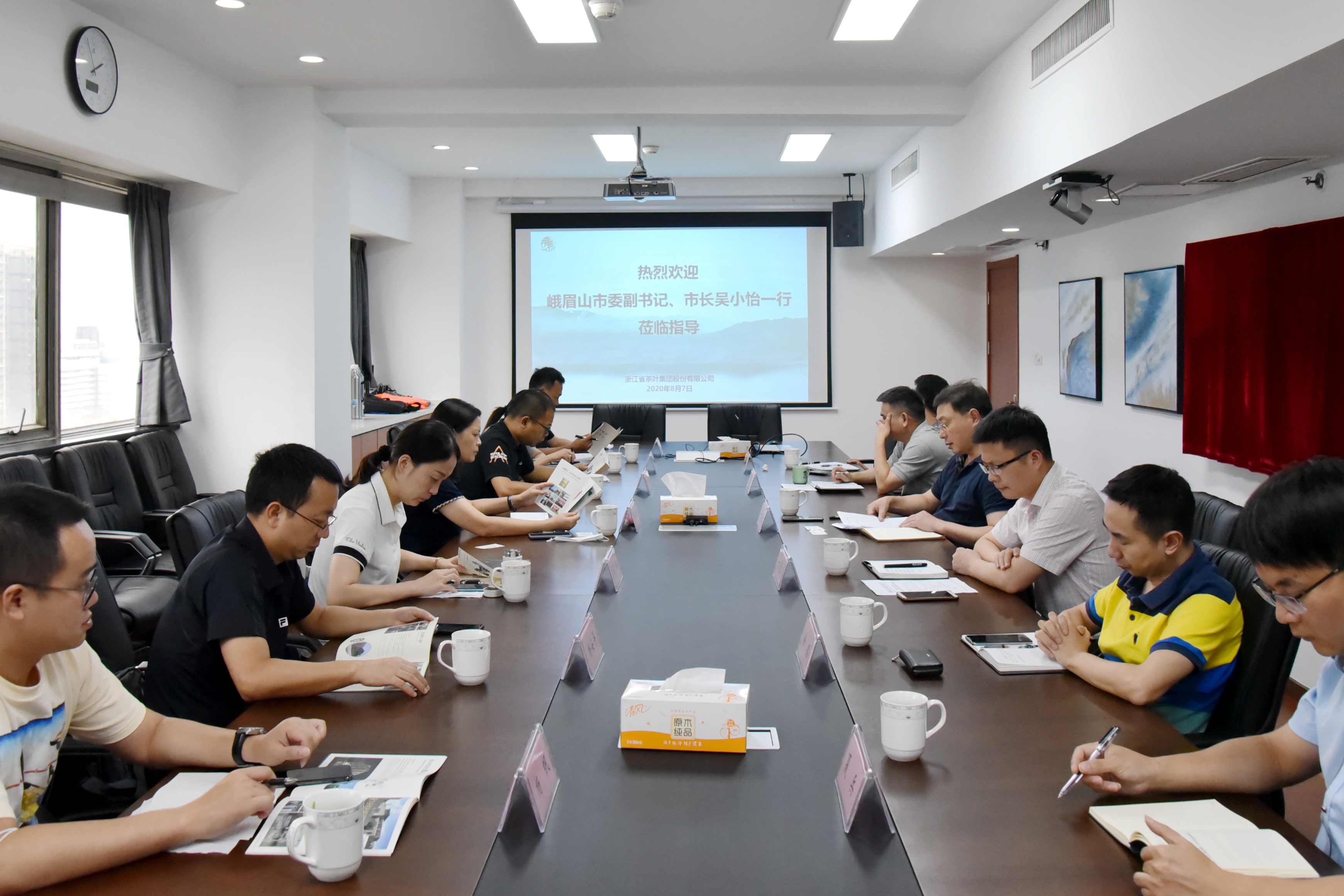 四川峨眉山吴小怡市长一行到访米兰·网站在线官网-米兰(中国)
