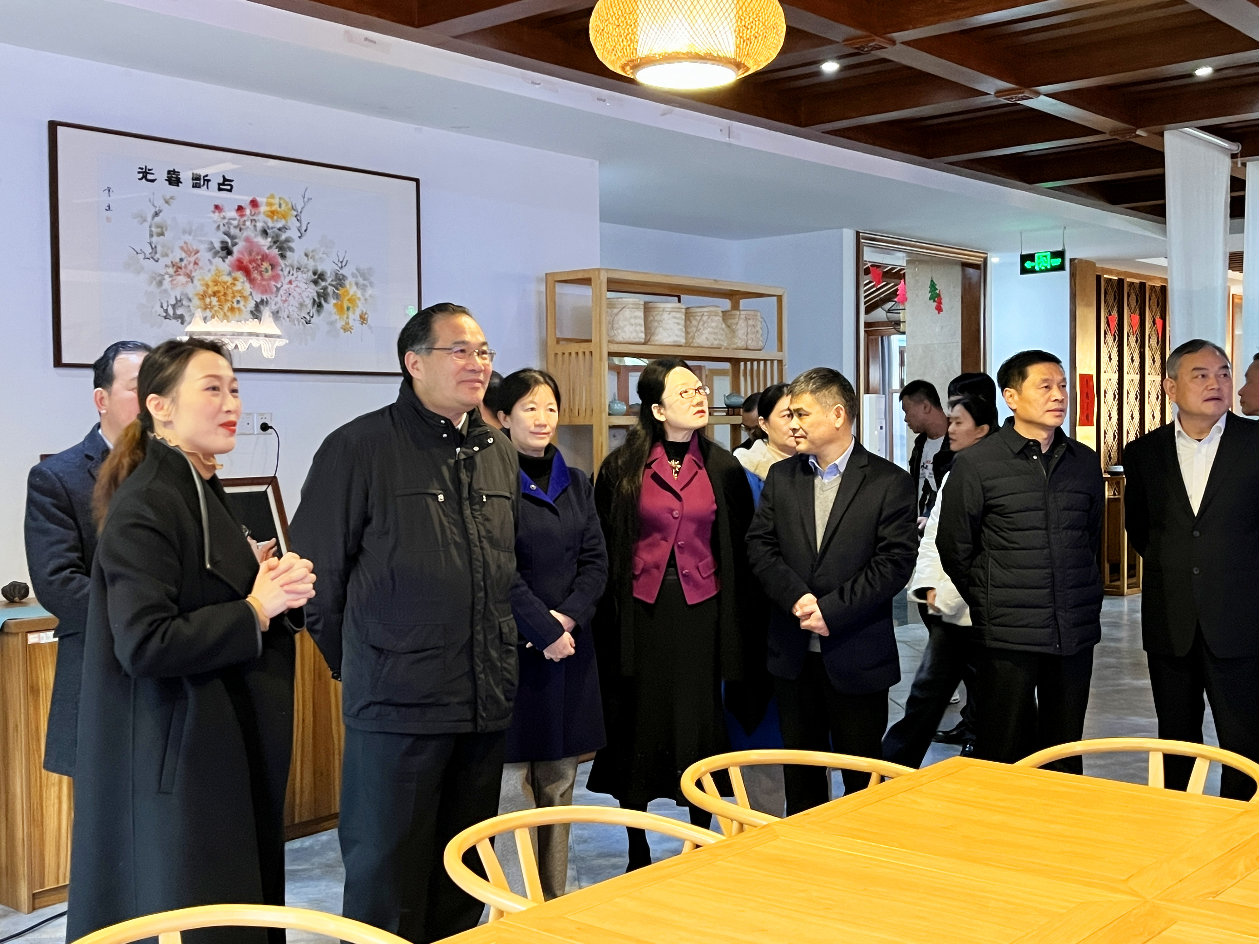 湖北省政协副主席马旭明一行莅临米兰·网站在线官网-米兰(中国)考察交流